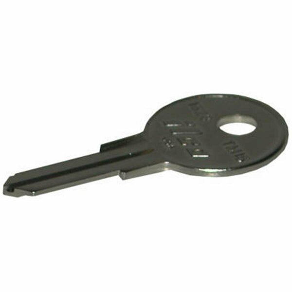 Kaba TM15 1 x 0.08 in. Ilco Nickel Plated Brass Trimark Locks Key Blank, 10PK 788763